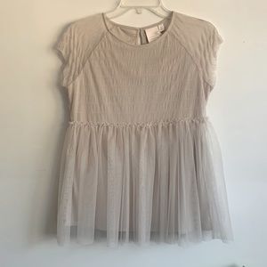 Lauren Conrad Peplum Top